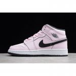 2018 Air Jordan 1 Mid GS "Pink Foam" 555112-601