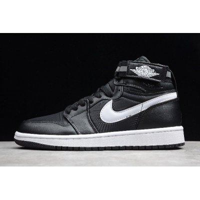 2019 Air Jordan 1 High Strap Black/Dark Grey-White 342132-003