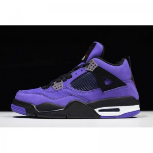 2018 Travis Scott x Air Jordan 4 "Purple" 308497-510 For Sale