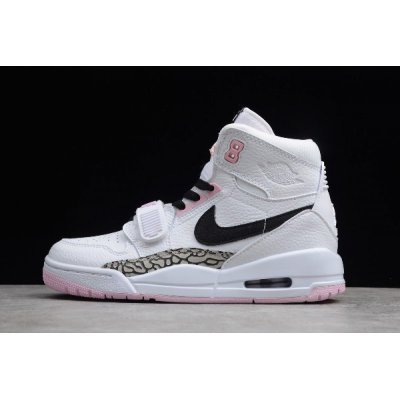 Women's Air Jordan Legacy 312 GS White/Black-Pink Foam AT4040-10