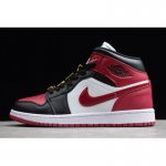 2020 Air Jordan 1 MID "Fearless" Black/Red CZ4385-016