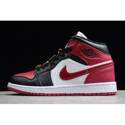 2020 Air Jordan 1 MID "Fearless" Black/Red CZ4385-016