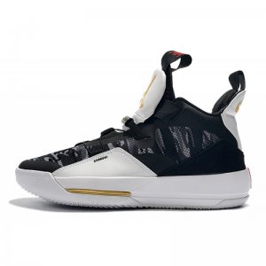 2019 Air Jordan 33 "Tiger Camo" Black/White/University Red-Metal