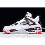 2019 Air Jordan 4 "Flight Nostalgia" White/Black-Bright Crimson-