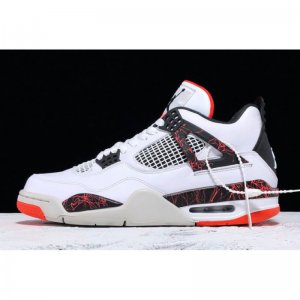 2019 Air Jordan 4 "Flight Nostalgia" White/Black-Bright Crimson-