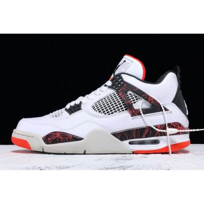 2019 Air Jordan 4 "Flight Nostalgia" White/Black-Bright Crimson-