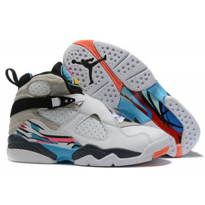 2019 Air Jordan 8 "South Beach" White/Turbo Green-Multi-Color 30