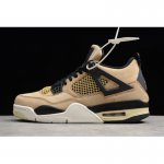 2019 Air Jordan 4 "Fossil" Mushroom/Black-Fossil-Pale Ivory AQ91
