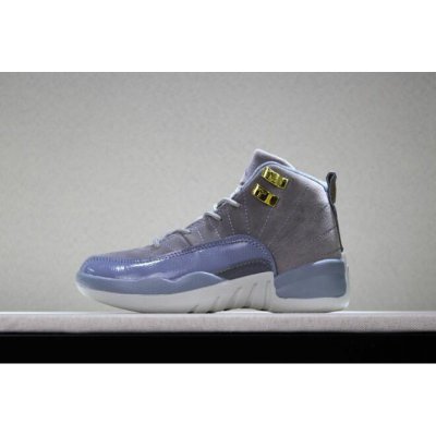 Kid's Air Jordan 12 "Dark Grey"