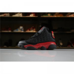 Kid's Air Jordan 13 Retro "Bred" Black/True Red-White For Sale