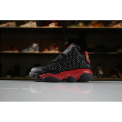 Kid's Air Jordan 13 Retro "Bred" Black/True Red-White For Sale