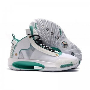 2020 Air Jordan 34 GS "Snow Leopard" White/Aurora-Metallic Silve