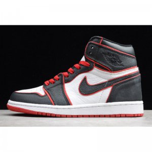 2019 Air Jordan 1 High OG "Meant To Fly" Black/Gym Red-White 555