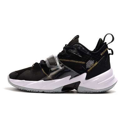 2020 Jordan Why Not Zer0.3 "The Family" Black/White-Metallic Gol