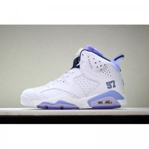 Air Jordan 6 "UNC Championship" PE White/University Blue 384664-