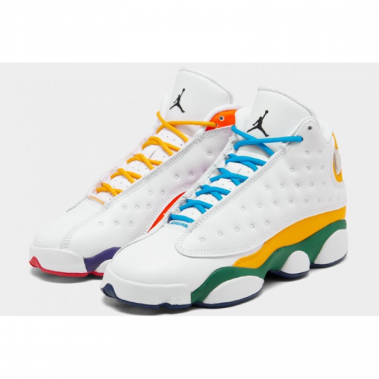 2020 Air Jordan 13 GS "Playground" White/Black-Court Purple-Tota - Click Image to Close