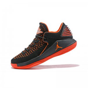 New Air Jordan 32 Low Black Orange Men's Basketball Shoes