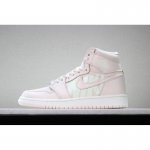 Men's and Women's Off-White x Air Jordan 1 "Nike Swoosh" Pink Wh