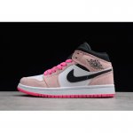 Girls Air Jordan 1 Mid SE "Crimson Tint" 852542-801 For Sale