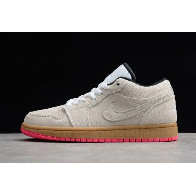 2019 Air Jordan 1 Low White-Gym Yellow-Hyper Pink 553558-119