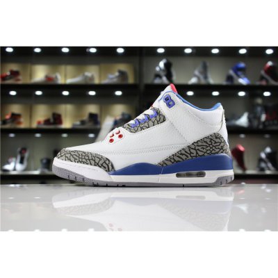 Air Jordan 3 "True Blue" White/Fire Red-True Blue 854262-106 Men
