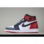 Air Jordan 1 Retro High OG "Black Toe" White/Black-Gym Red 55508