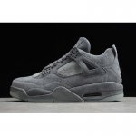 2020 Latest Air Jordan 4 Retro Kaws "KAWS" Cool Grey/White 93015