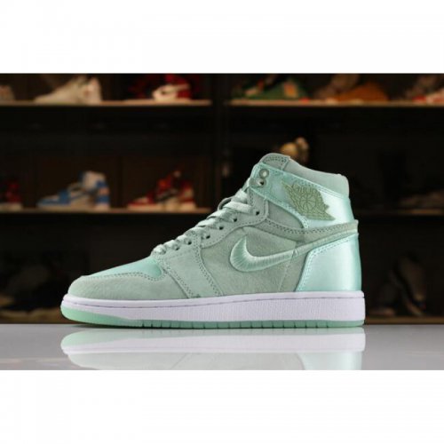 Women's Air Jordan 1 Retro High SOH Mint Foam/White-Metallic Gol
