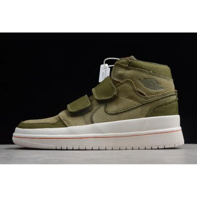 Air Jordan 1 High Double Strap "Olive Canvas" AQ7924-305