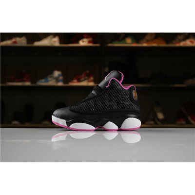 Kid's Air Jordan 13 Retro Black Pink For Sale
