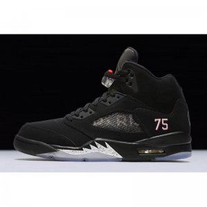 Air Jordan 5 "PSG" Black/White-Challenge Red AV9175-001