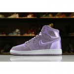Women's Air Jordan 1 Retro High SOH Orchid Mist/White-Metallic G