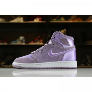 Women's Air Jordan 1 Retro High SOH Orchid Mist/White-Metallic G