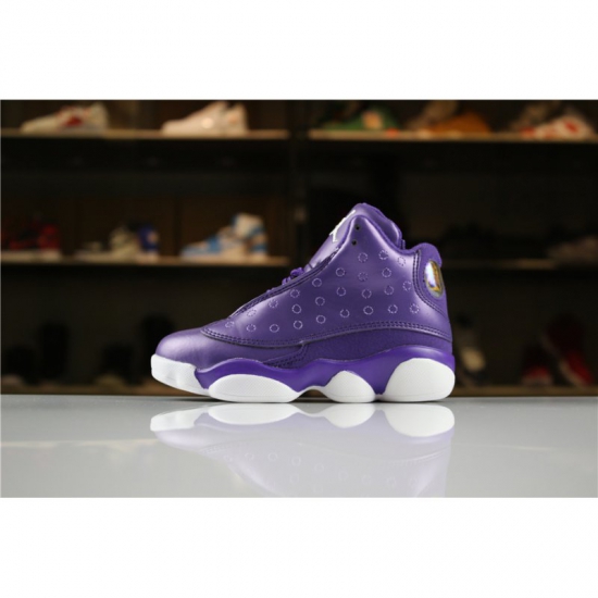 Kid's Air Jordan 13 Night Purple/White For Sale - Click Image to Close