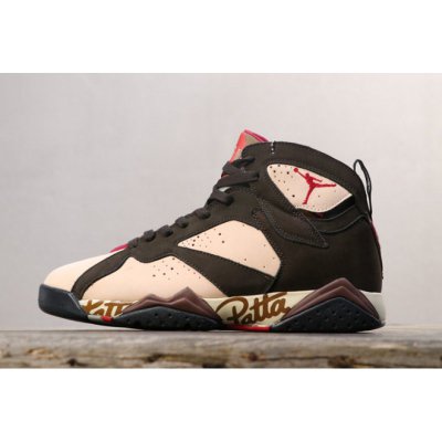 2019 Patta x Air Jordan 7 OG SP Shimmer/Mahogany Mink-Velvet Bro