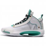 2019 Air Jordan 34 "Snow Leopard" White/Aurora-Metallic Silver A