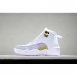 Kid's Air Jordan 12 OVO "White" White/Metallic Gold