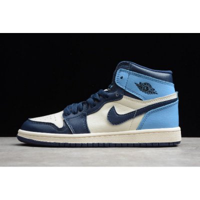 2019 Kid's Air Jordan 1 High OG UNC Obsidian 555088-140