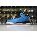 New Air Jordan 3 Retro "Powder Blue" Dark Powder Blue/Black-Wolf