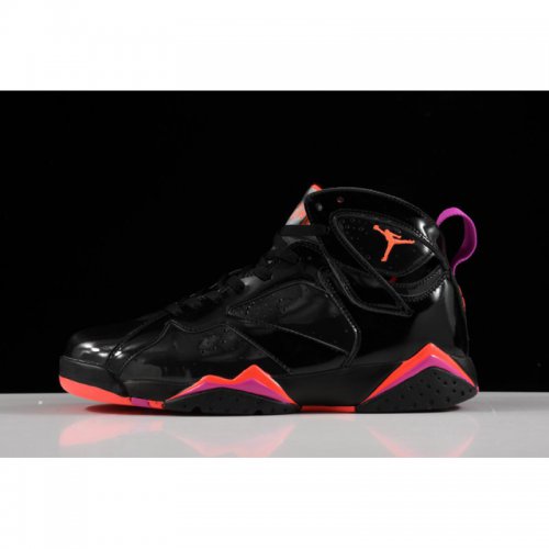 2020 Air Jordan 7 "Patent Leather" Black/Anthracite-Smoke Grey-B