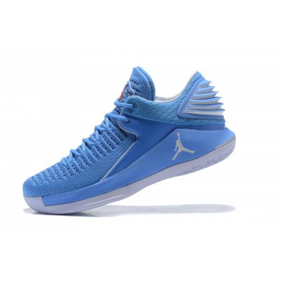 New Air Jordan 32 Low "UNC" University Blue/White Men's Basketba