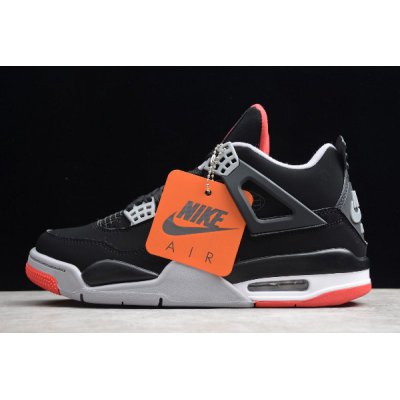 2019 Air Jordan 4 Retro OG "Bred" Black/Cement Grey-Summit White