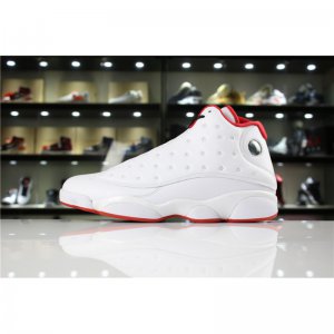 Mens Air Jordan 13 "History of Flight" White/Metallic Silver-Uni