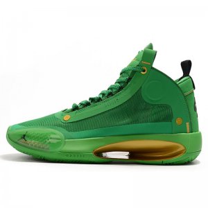 2020 Air Jordan 34 XXXIV Green/Metallic Gold-Black For Sale