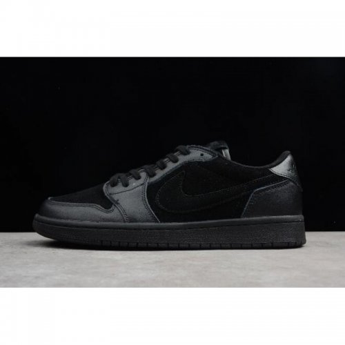 Air Jordan 1 Retro Low OG Premium "Triple Black" Black/Black-Bla