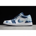2020 New Air Jordan 1 Low "Washed Denim" CZ8455-100