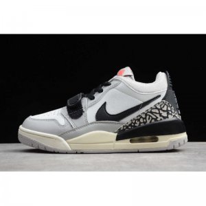 2019 Jordan Legacy 312 Low Tech Grey/Fire Red-Black CD9054-101