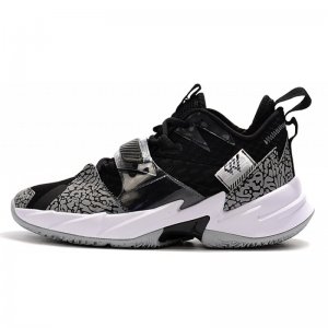 2020 Jordan Why Not Zer0.3 Black Cement Elephant Print For Sale