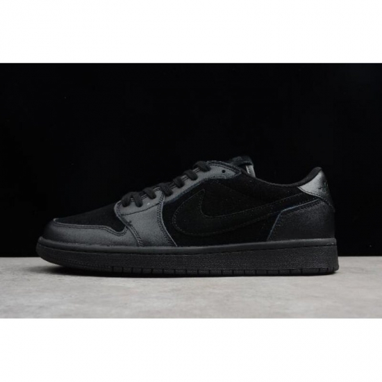 Air Jordan 1 Retro Low OG Premium "Triple Black" Black/Black-Bla - Click Image to Close
