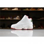 Kid's Air Jordan 13 "History of Flight" White/Metallic Silver-Un